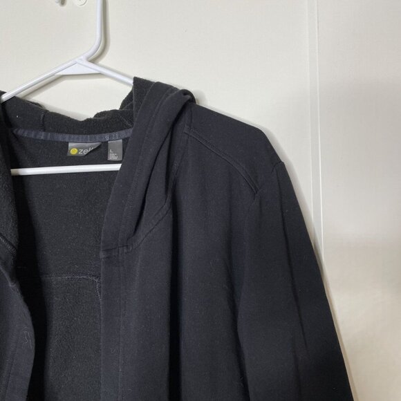 Women’s / Teen’s Zella Black Open Sweatshirt Size Large - Picture 2 of 4